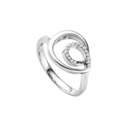 VIVENTY ZILVEREN DAMESRING - 42468