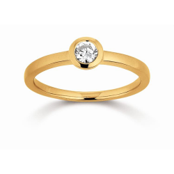 VIVENTY ZILVER VERGULDE DAMESRING - 42471