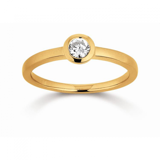 VIVENTY ZILVER VERGULDE DAMESRING - 42471