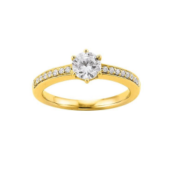 VIVENTY ZILVER VERGULDE DAMESRING - 42475