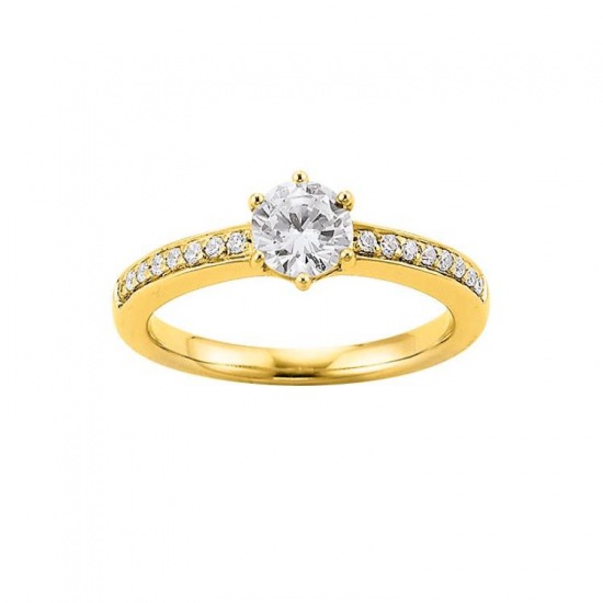 VIVENTY ZILVER VERGULDE DAMESRING - 42475