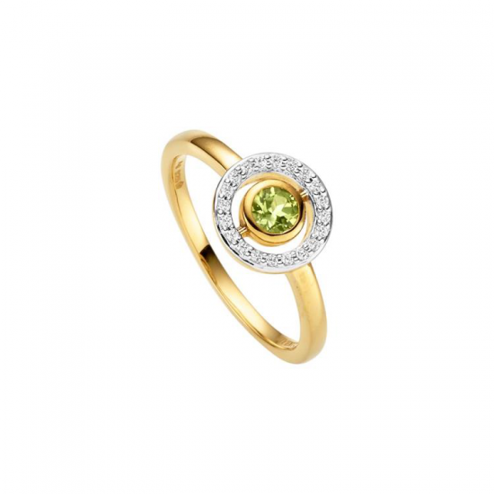 VIVENTY ZILVER VERGULDE DAMESRING - 42478