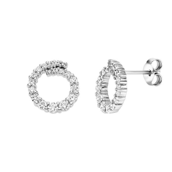 VIVENTY ZILVEREN OORKNOPPEN - 42483