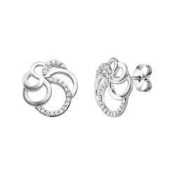 VIVENTY ZILVEREN OORSTEKERS - 42485