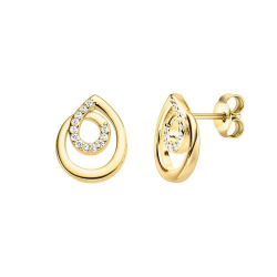 VIVENTY ZILVER VERGULDE OORSTEKERS - 42492