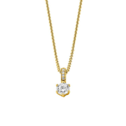 VIVENTY ZILVER VERGULD COLLIER - 42501