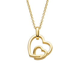 VIVENTY ZILVER VERGULD COLLIER - 42503