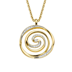 VIVENTY ZILVER VERGULD COLLIER - 42504