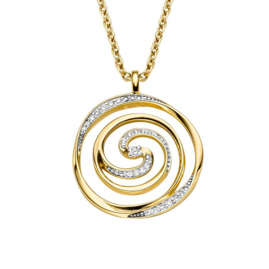 VIVENTY ZILVER VERGULD COLLIER - 42504