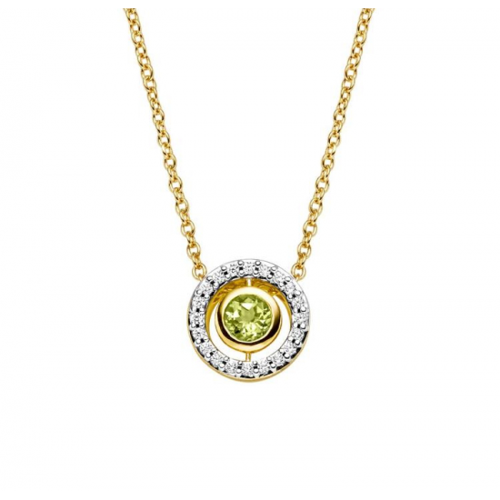 VIVENTY ZILVER VERGULD COLLIER - 42509