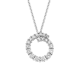 ZILVEREN COLLIER - 42528