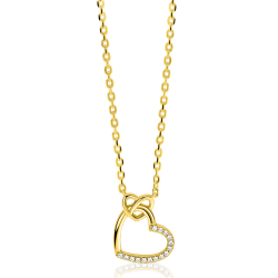 ZINZI ZILVER VERGULD COLLIER - 42537