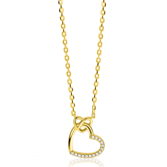 ZINZI ZILVER VERGULD COLLIER - 42537