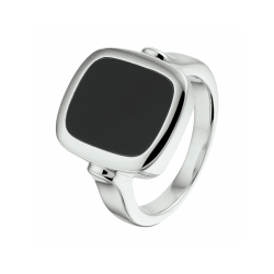 zegelring massief onyx - 41385