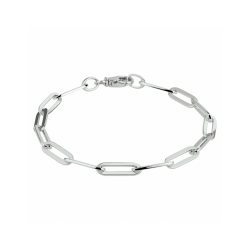 armband paperclip vierkante buis 5,0 mm 19 cm - 42635