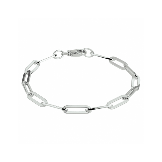 armband paperclip vierkante buis 5,0 mm 19 cm - 42635