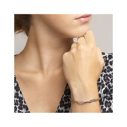 armband paperclip vierkante buis 5,0 mm 19 cm - 42635