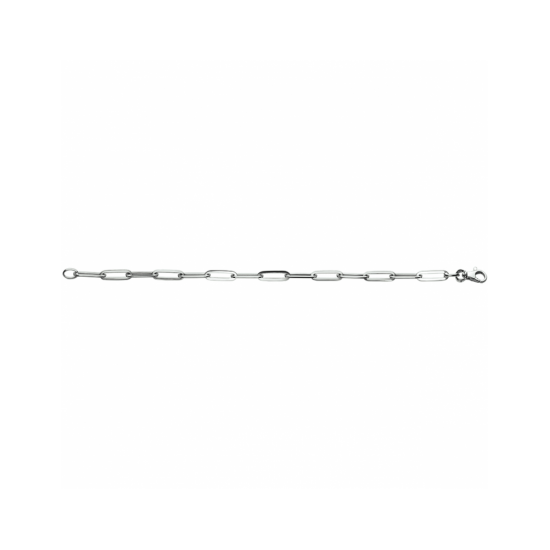 armband paperclip vierkante buis 5,0 mm 19 cm - 42635