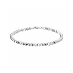 armband bolletjes 4,0 mm 19 cm - 42637
