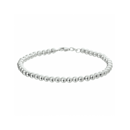 armband bolletjes 4,0 mm 19 cm - 42637