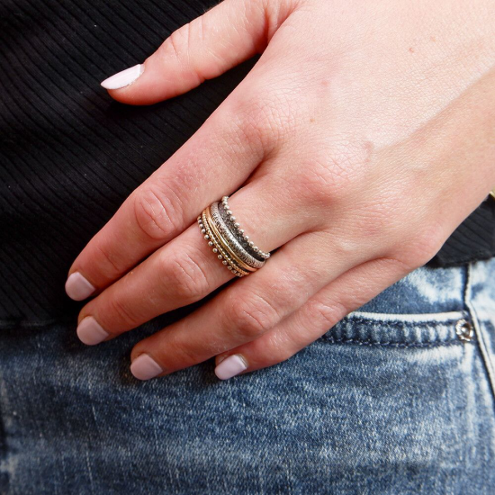 JEH ZILVEREN RING - 42715