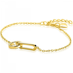 ZINZI GOLD PLATED ZILVEREN ARMBAND - 42759