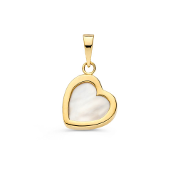 Hanger geelgoud parelmoer - 42773