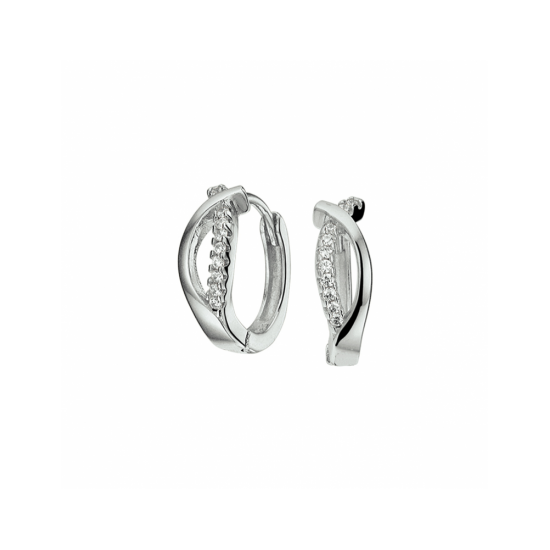 klapoorringen zirkonia - 42250