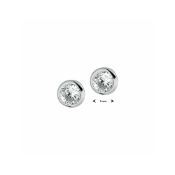 oorknoppen zirkonia 4 mm - 42186