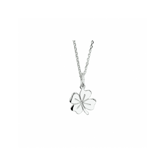 collier hanger klavertje 41 + 4 cm - 42277