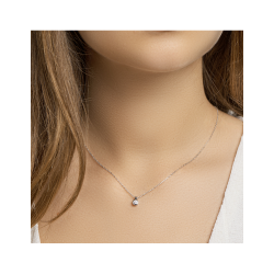 collier zirkonia 40 + 4 cm - 42290