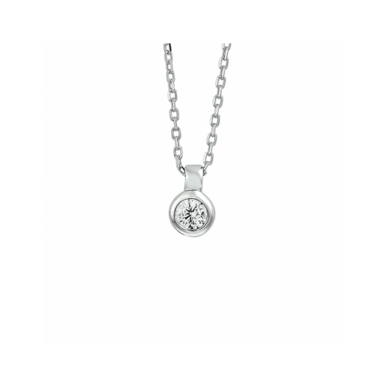 collier zirkonia 40 + 4 cm - 42290