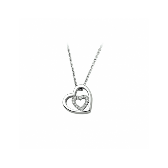 collier hart zirkonia 1,3 mm 41 + 4 cm - 42294