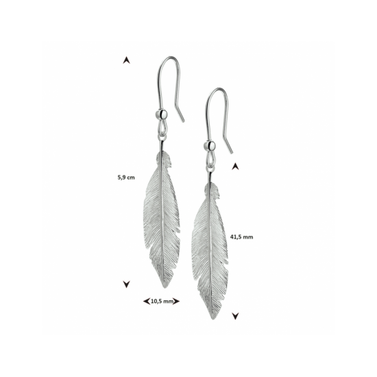 oorhangers veer franse haak 59 mm - 42135