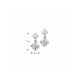 oorhangers zirkonia 17 mm - 42156