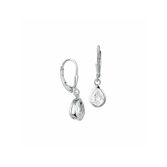 oorhangers zirkonia brisur haak - 42160