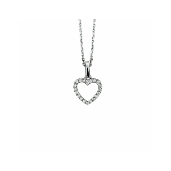 collier hart zirkonia 41 + 4 cm - 42295