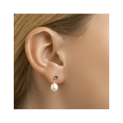 oorhangers parel 16 mm - 42337
