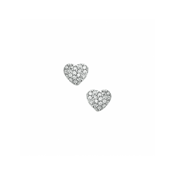 oorknoppen hart zirkonia 5,9 mm - 42204