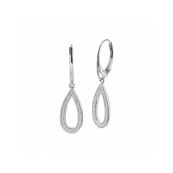 oorhangers zirkonia brisur haak - 42145