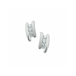 oorknoppen zirkonia - 42227