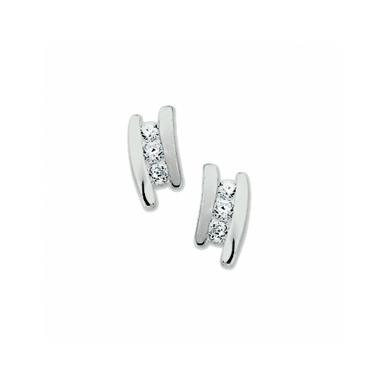 oorknoppen zirkonia - 42227