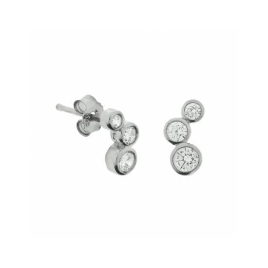 oorknoppen zirkonia - 42228