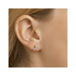 oorknoppen zirkonia - 42228