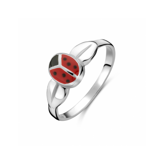 ring lieveheersbeestje emaille - 41913