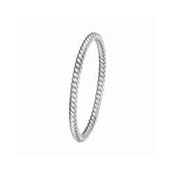 ZILVEREN MASSIEVE FANTASIE BANGLE - 38924
