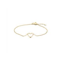 9k armband hart 16 - 17 - 18 cm - 42043