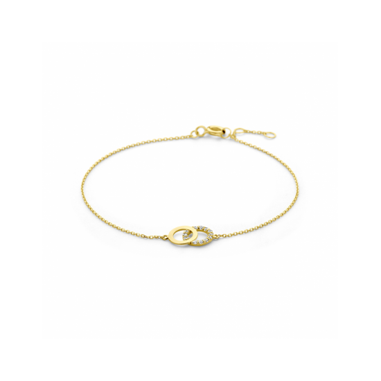 9k armband zirkonia 16,5 - 17,5 - 18,5 - 42045