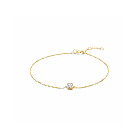 9k armband zirkonia 16,5 - 17,5 - 18,5 cm - 42046