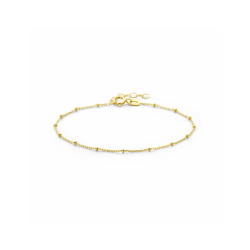 9k armband bolletjes 16 + 2 cm - 42746